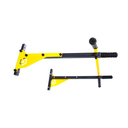 Турник  Besport BS-T0202 с 4 ручками желтый - фото №6